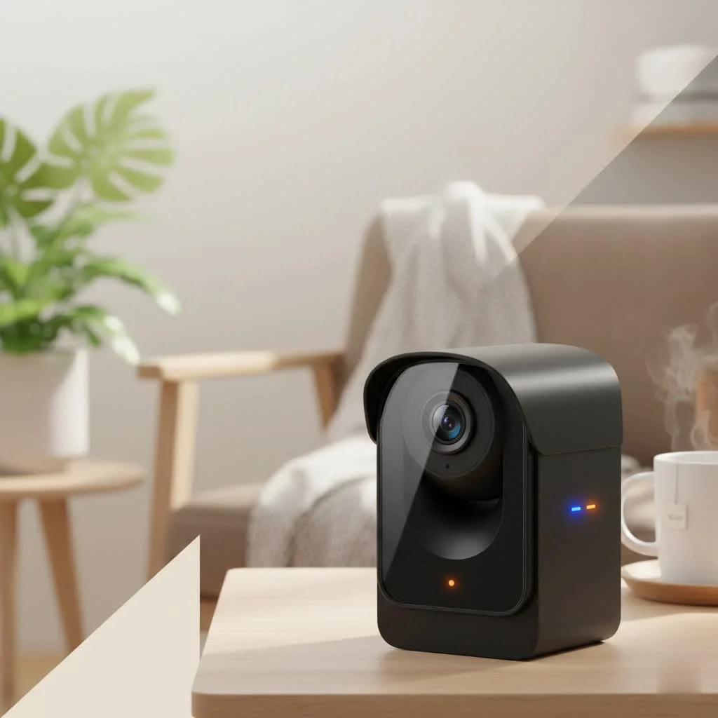 Cellular security camera monitoring a remote property