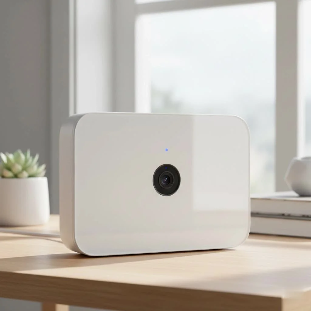 Security camera system with continuous recording