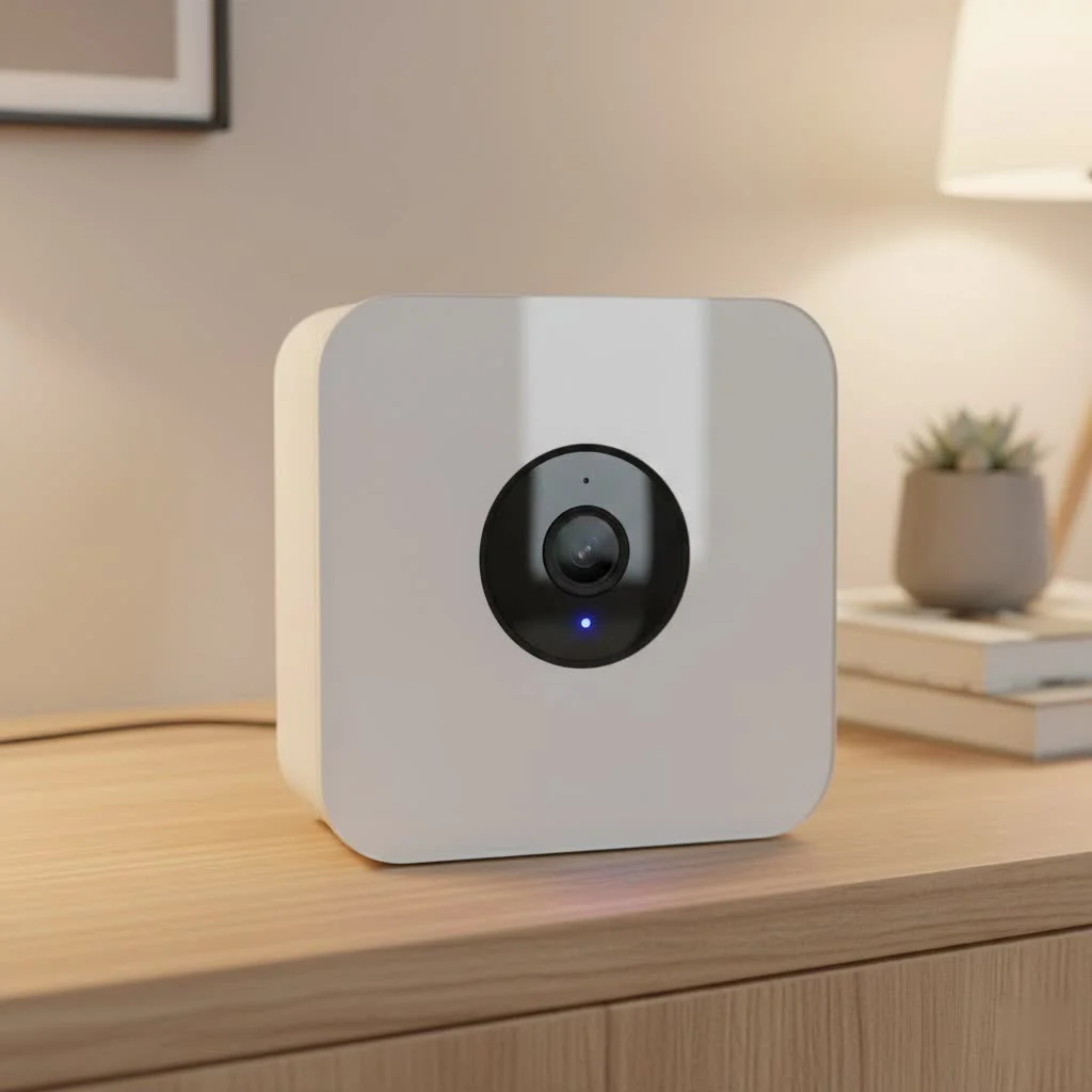Cellular security camera monitoring a remote construction site