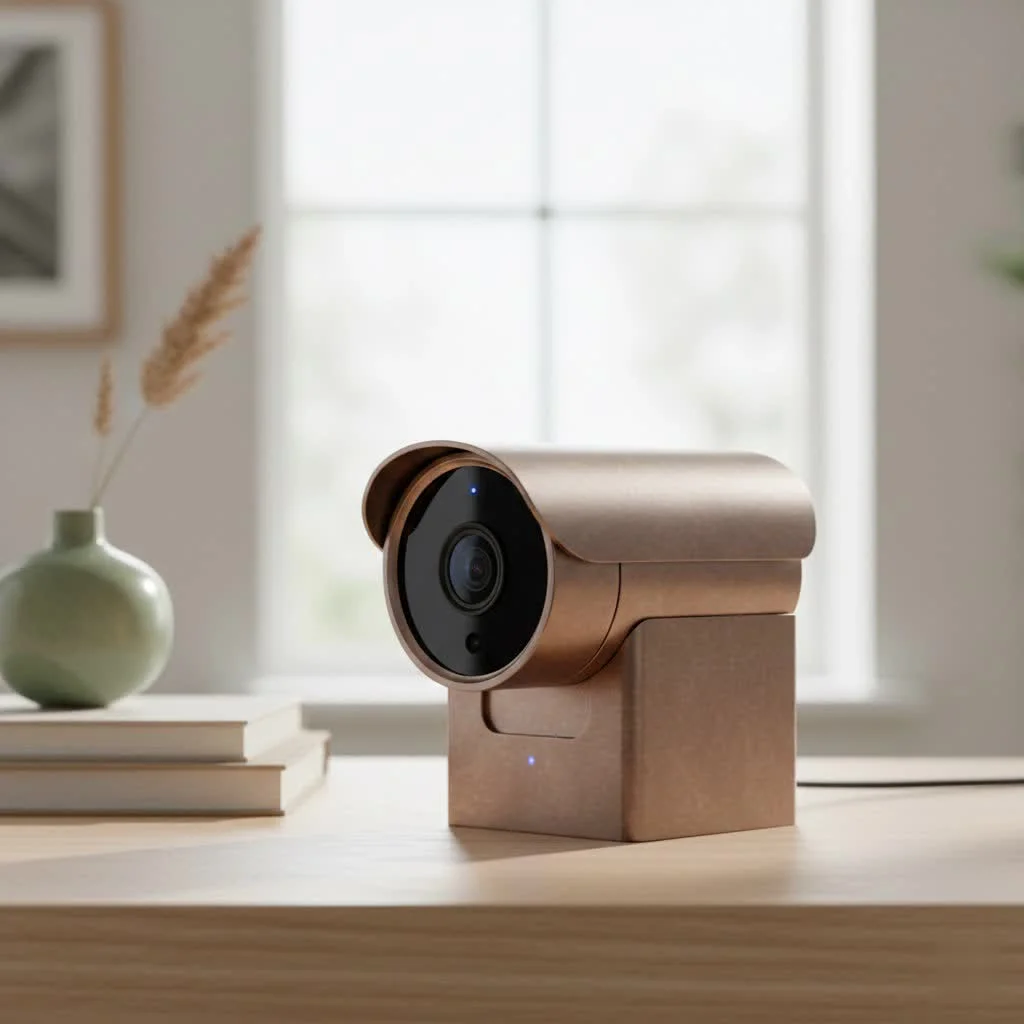 Security camera connected to a cellular network